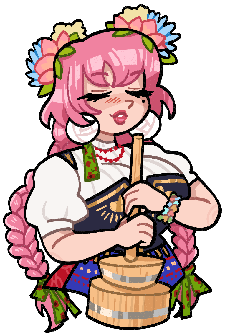 BabyPink Slavic 4’’ Stickers