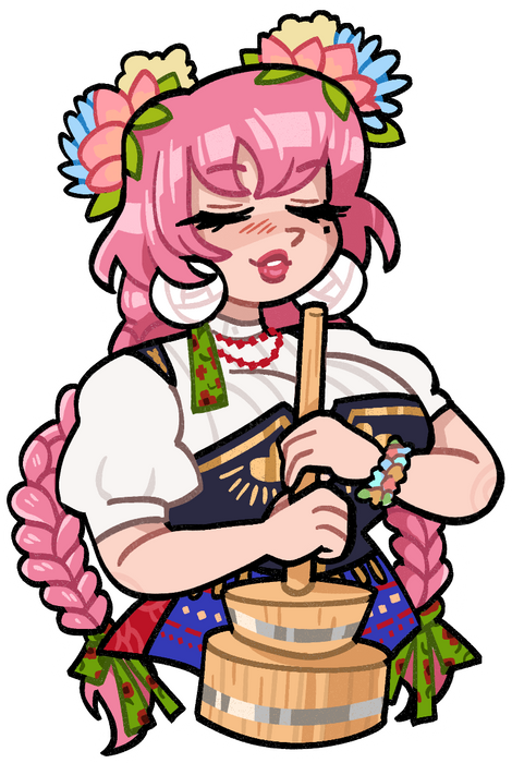 BabyPink Slavic 4’’ Stickers