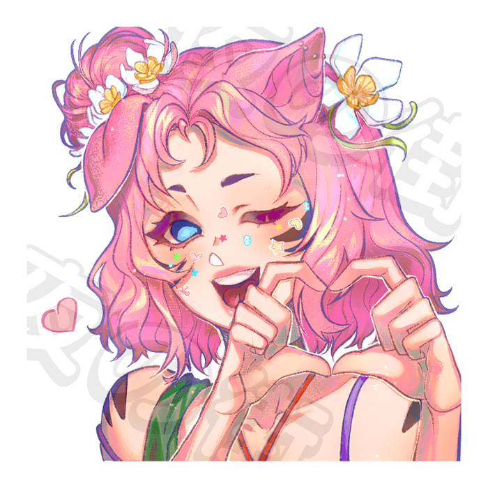 Lunermier Heart Sticker