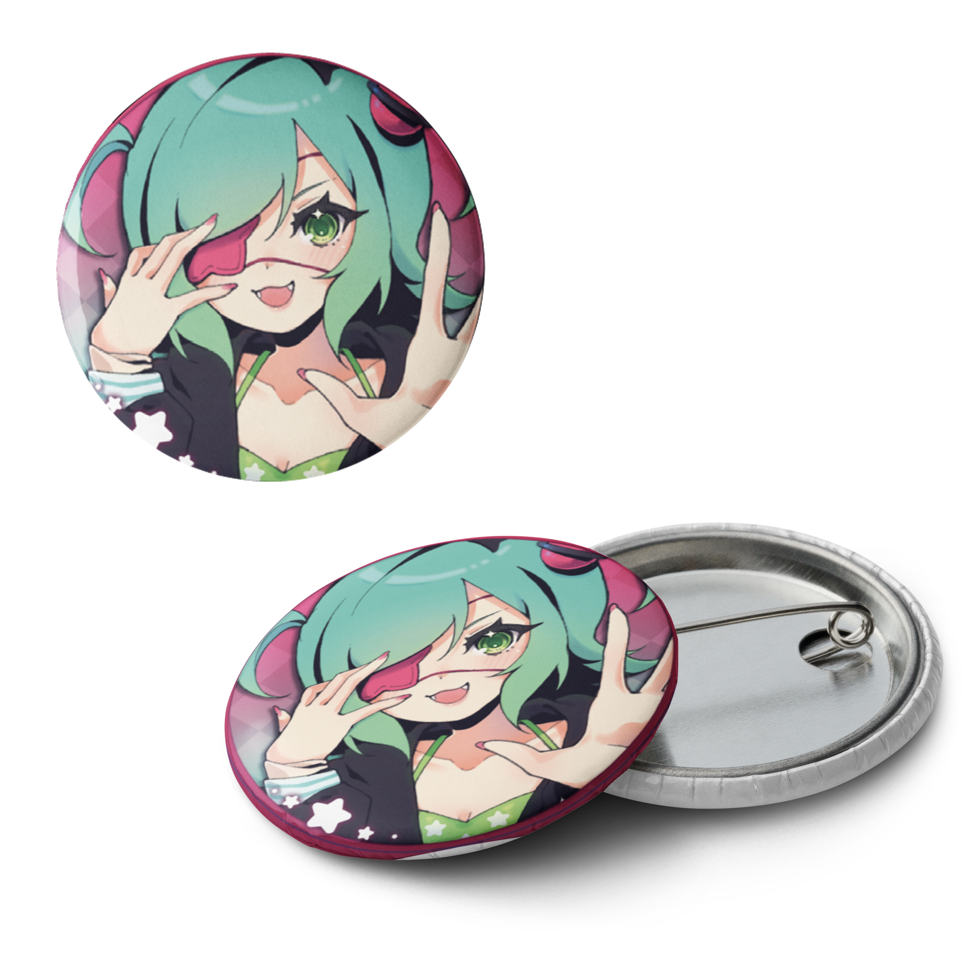 Himeika Mei Button Pin