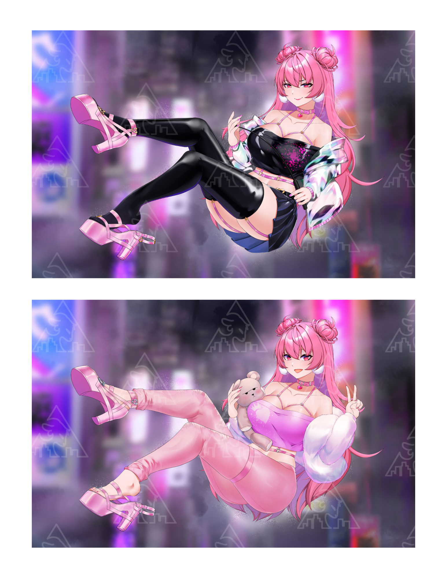 BabyPink/LadyPink Print Duo