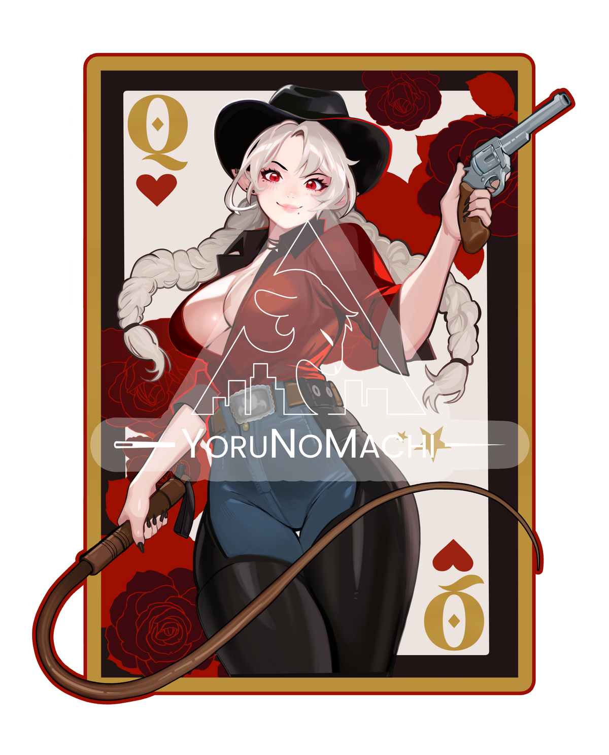 Queen of Hearts Sticker