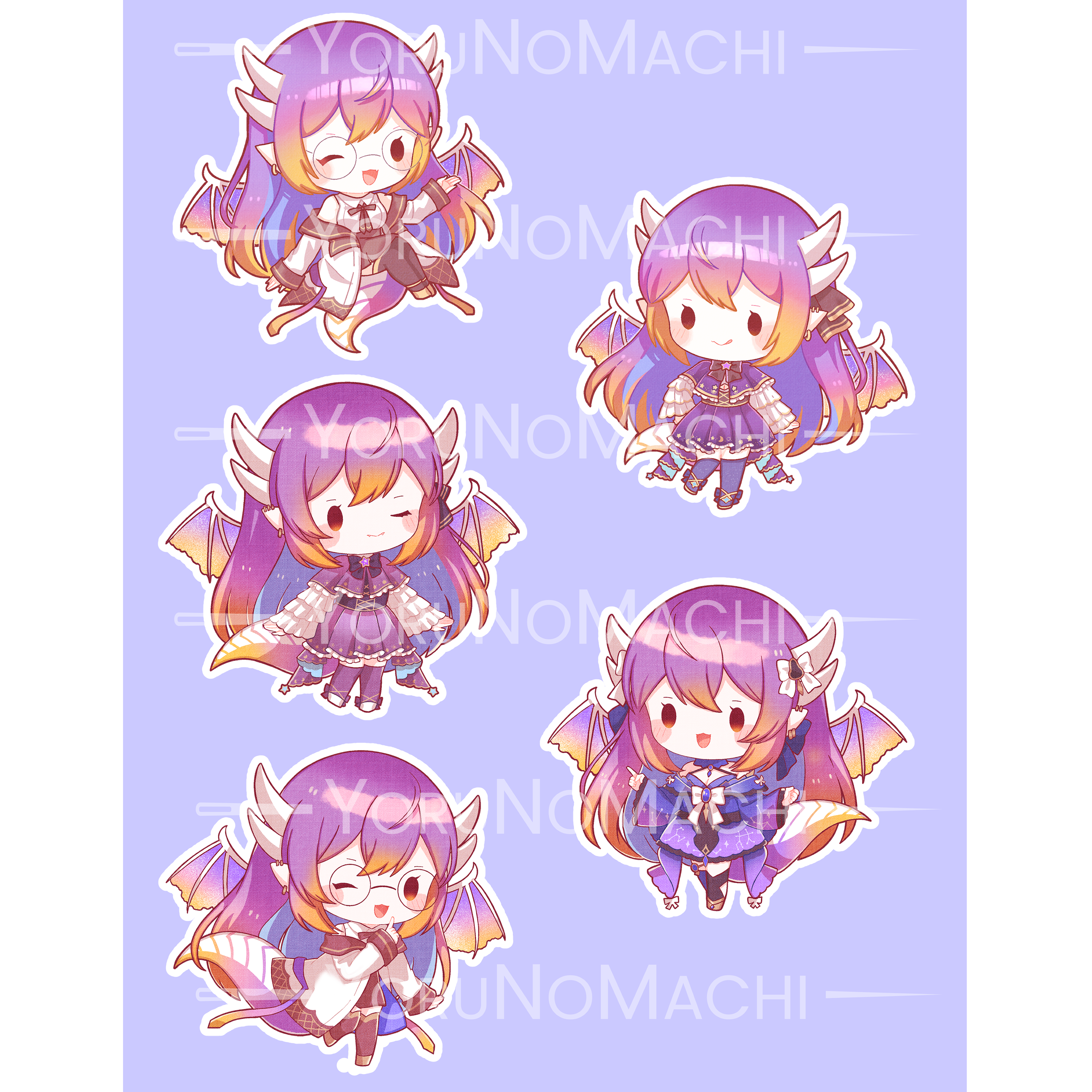 Akari Sticker Sheet