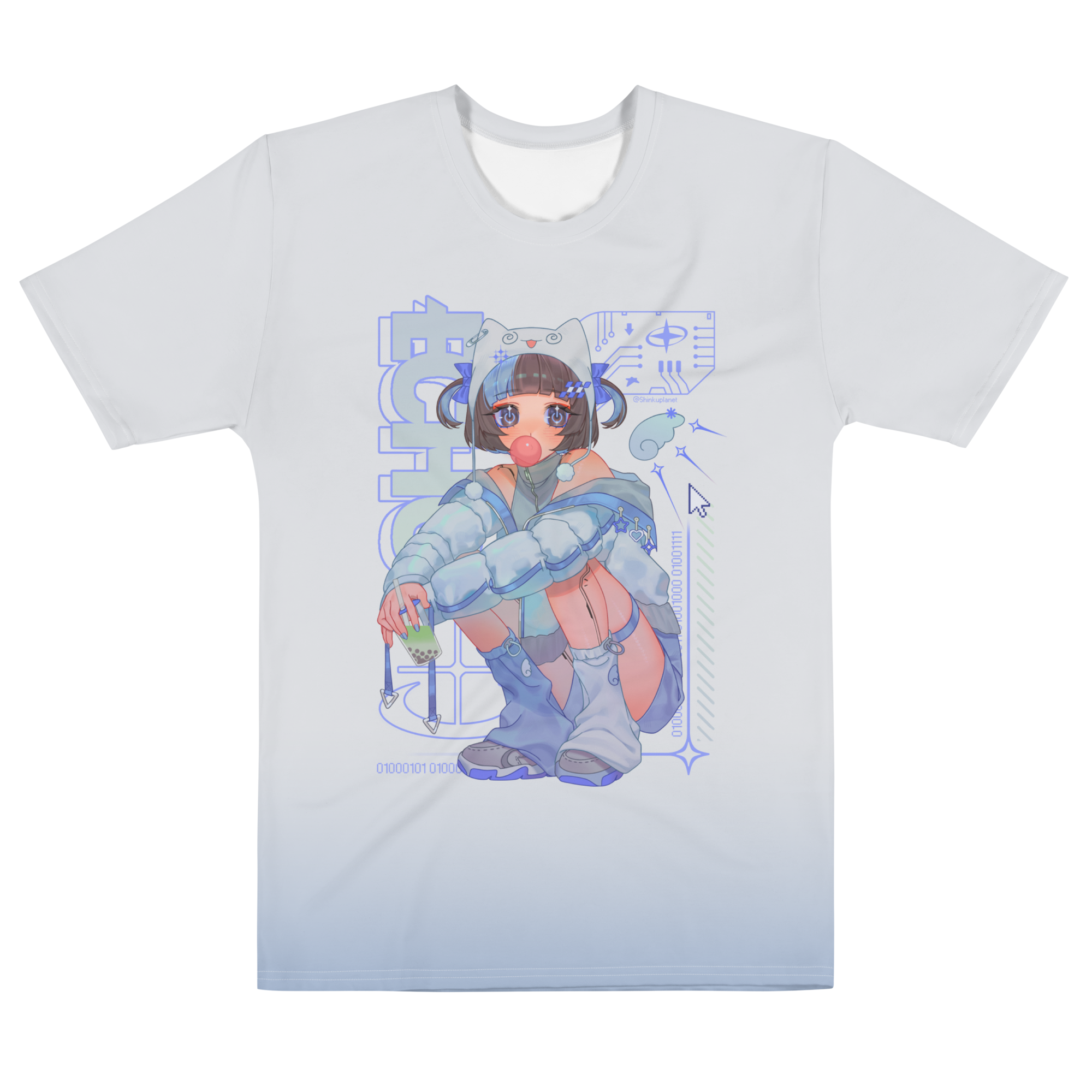 Cyber Angel All-Over Print Tee