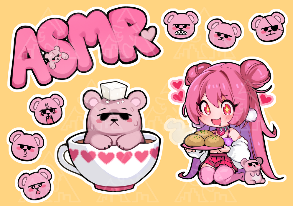 BabyPink Sticker Sheet