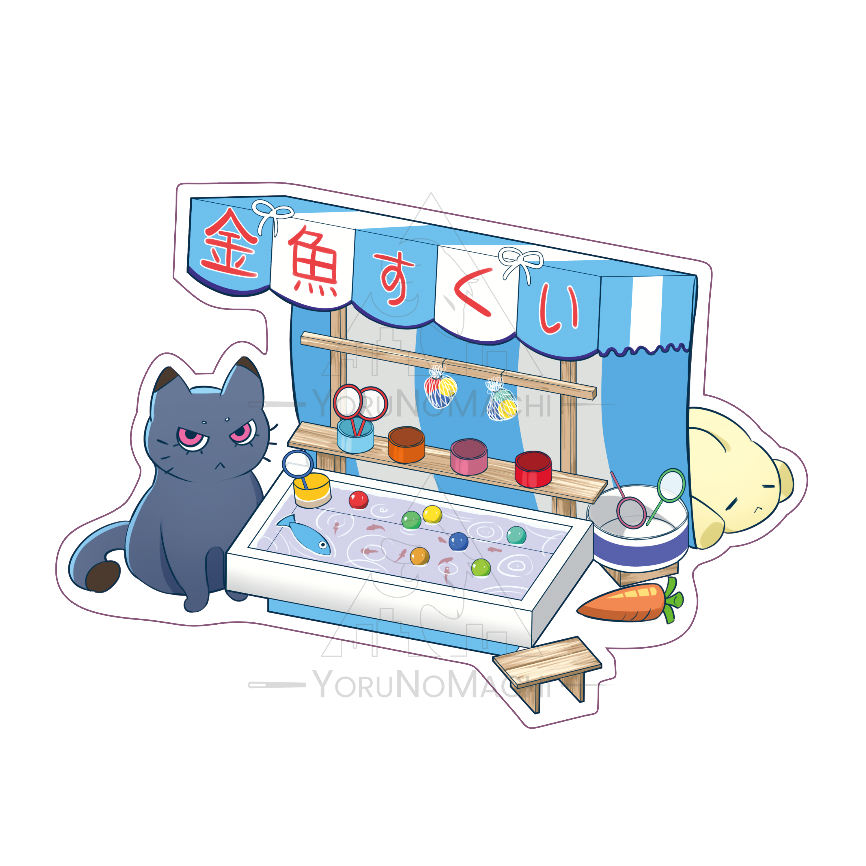 YNM Matsuri Stickers