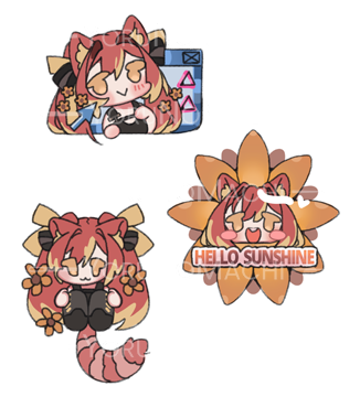 Deli Sticker Pack — Yorunomachi