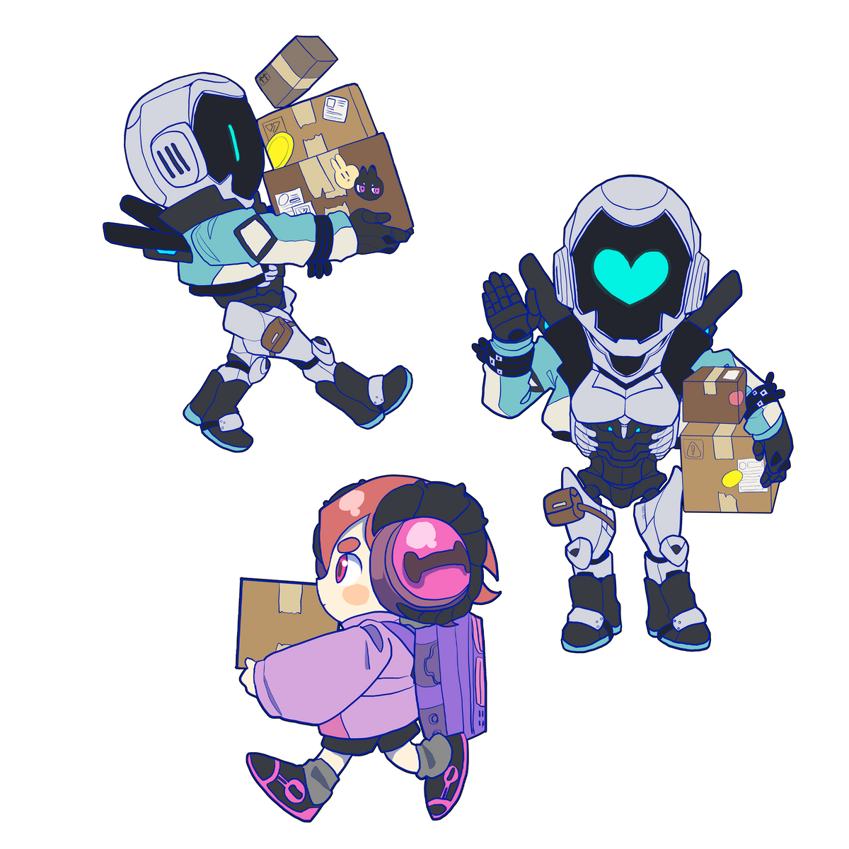 Delivery Crew Stickers