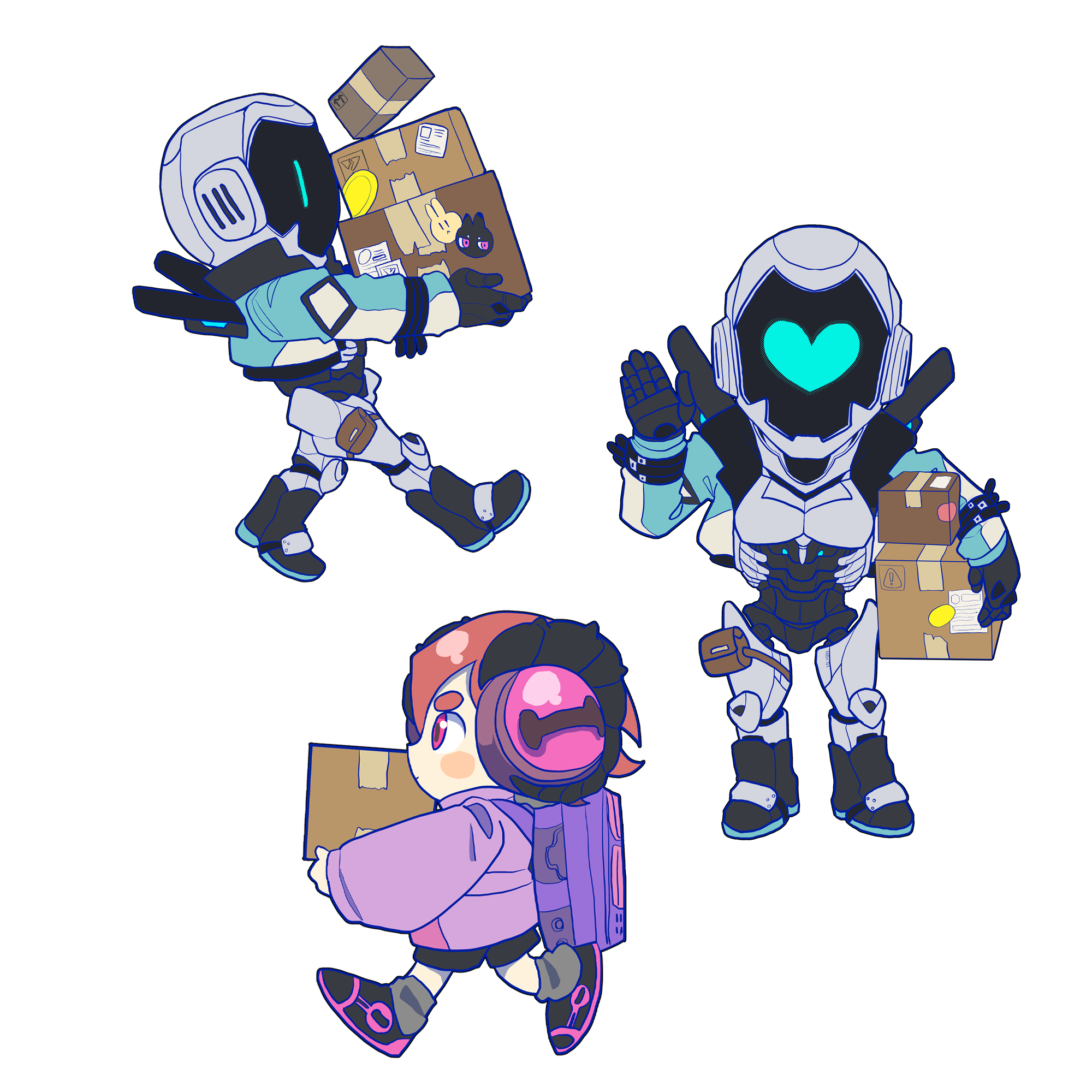 Delivery Crew Stickers