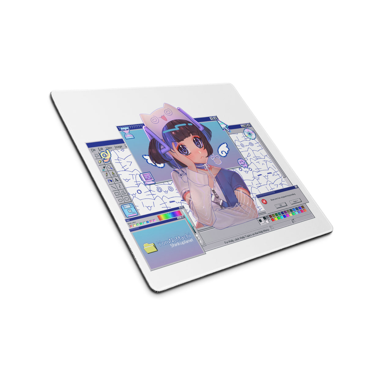 Digital Girl Gaming Mousepad