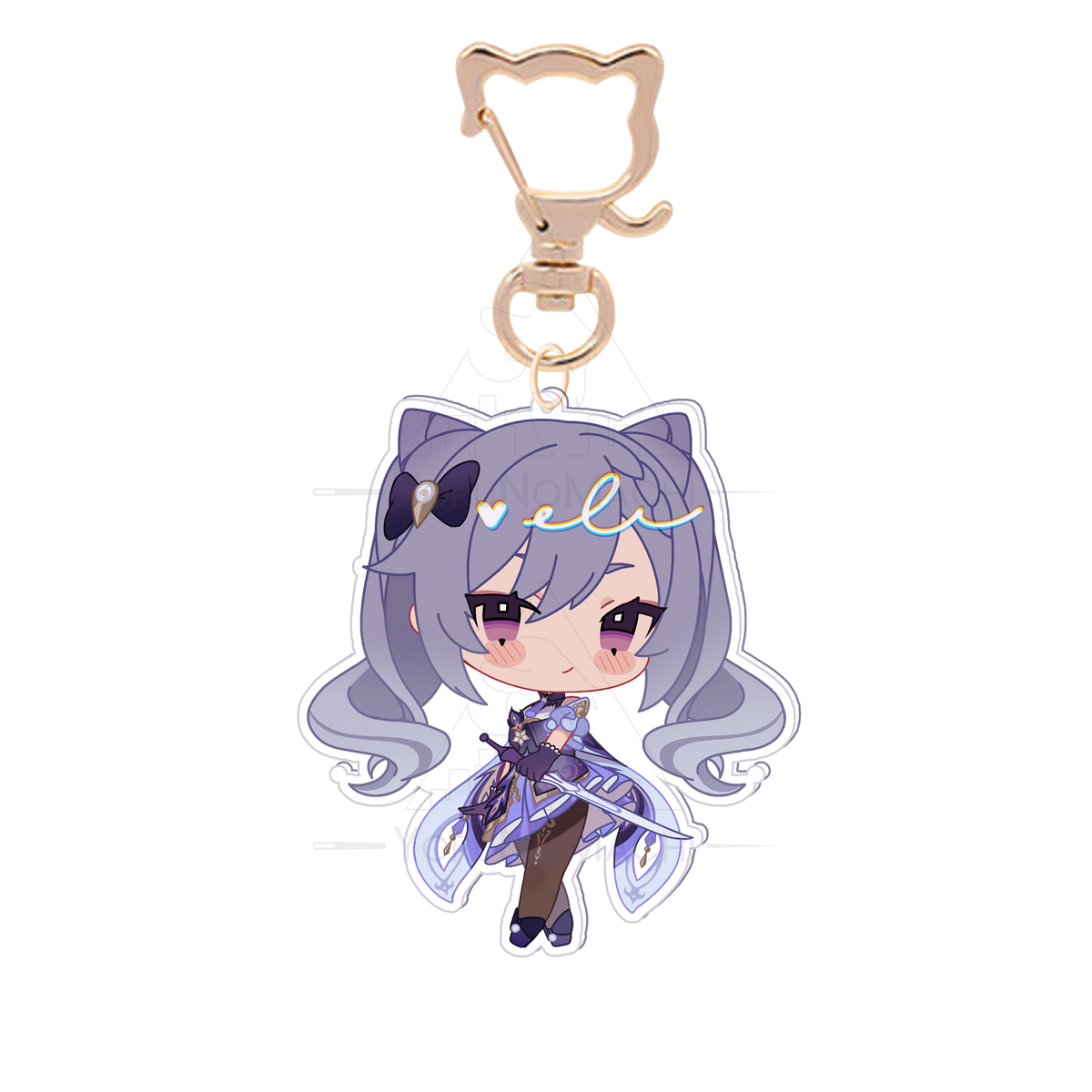 Keqing Acrylic Charm