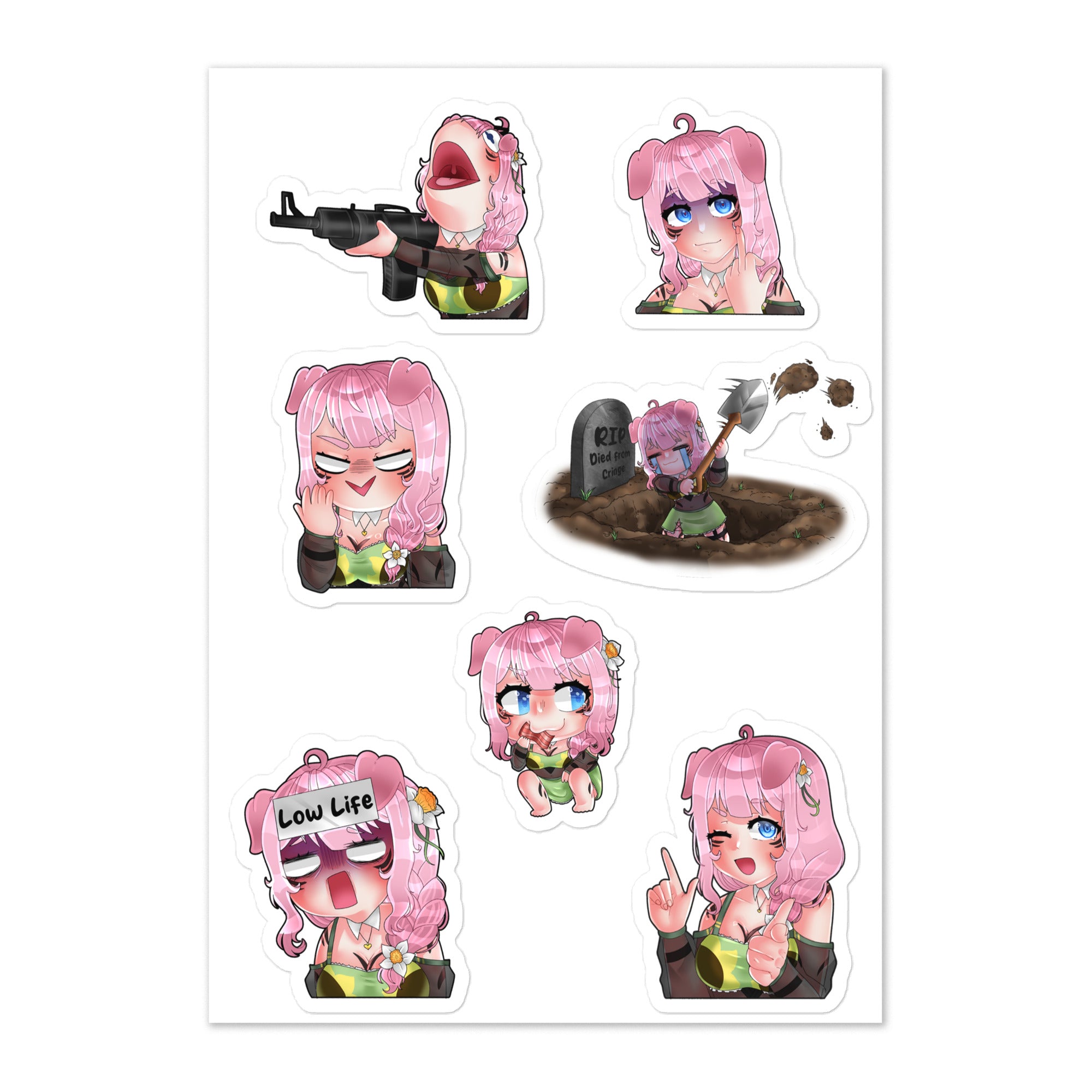 Lunermier Sticker Sheet