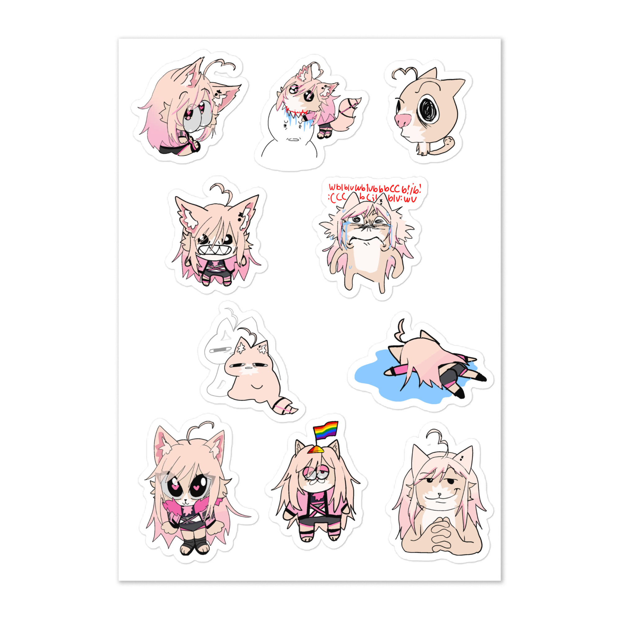 Cursed Freya Stickers