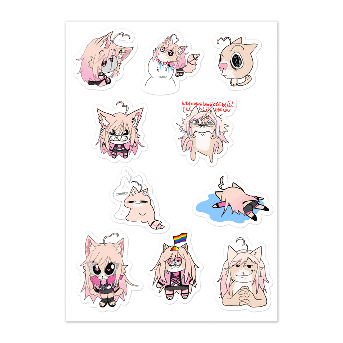 Cursed Freya Stickers