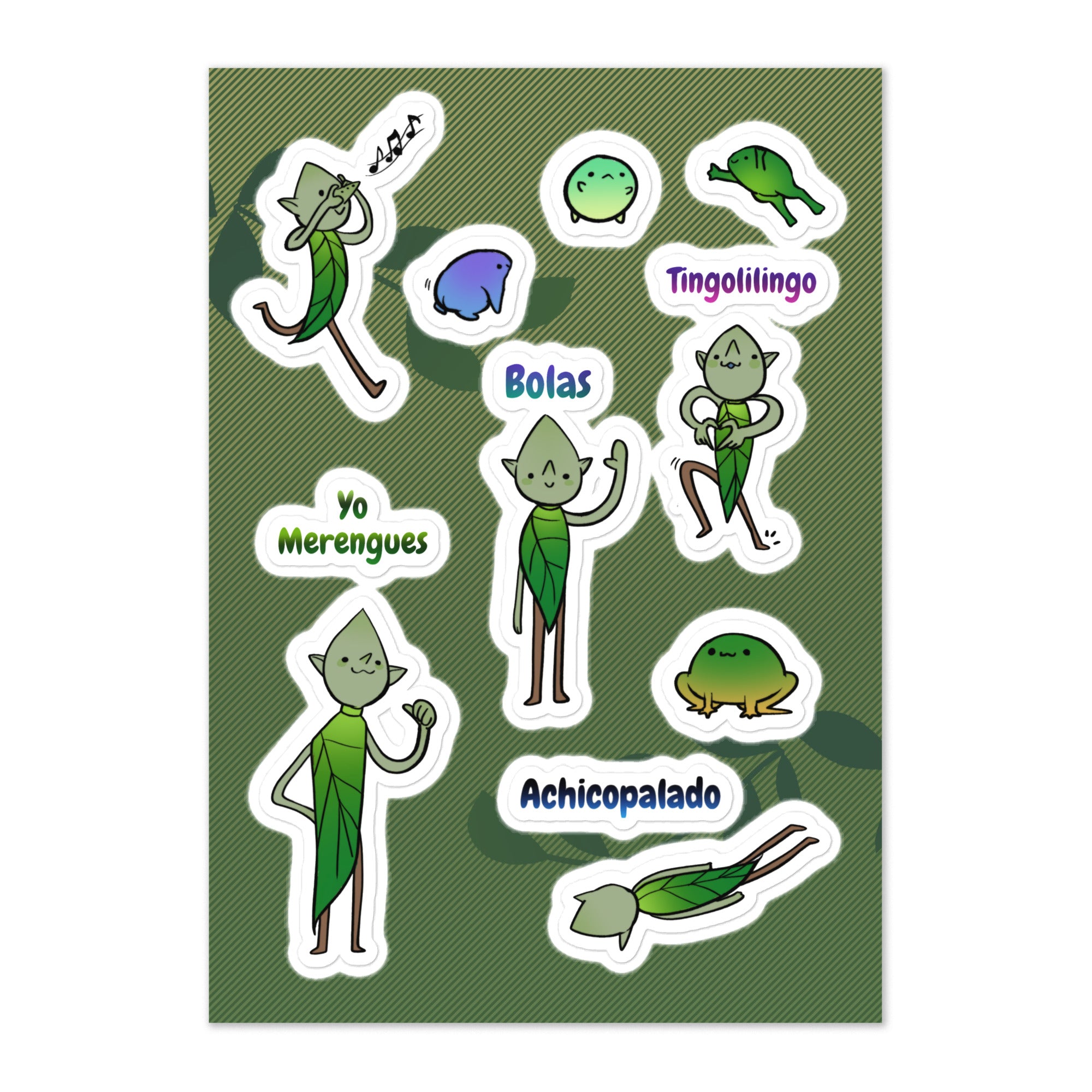 Leaf Guy Sticker Sheet