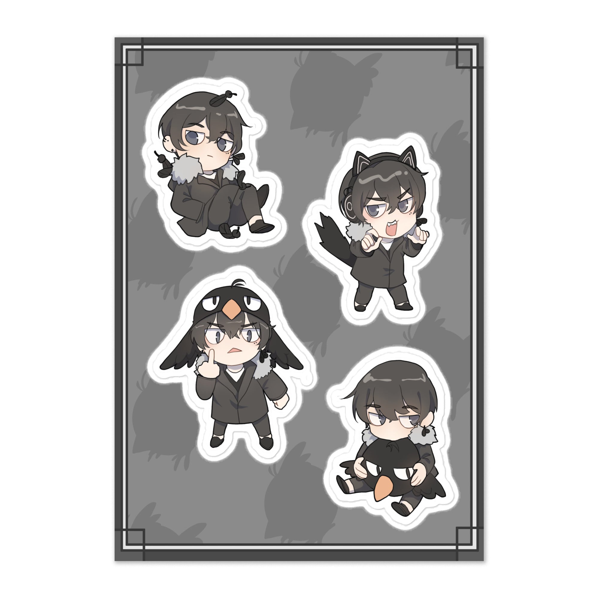 Kuro Sticker Sheet