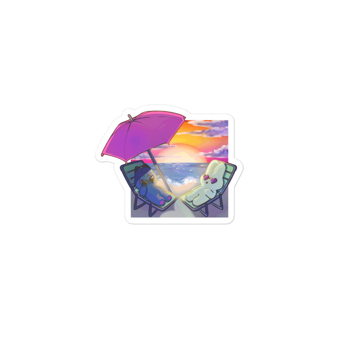 Lesbian Sunset Sticker