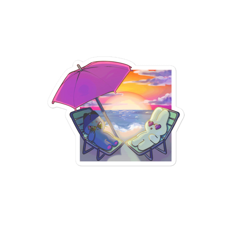 Lesbian Sunset Sticker