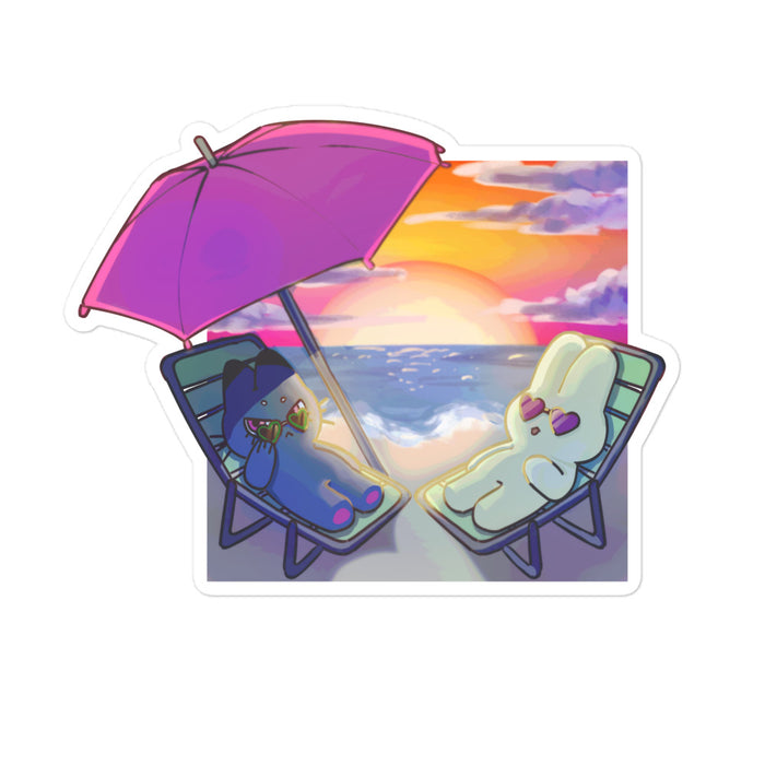 Lesbian Sunset Sticker