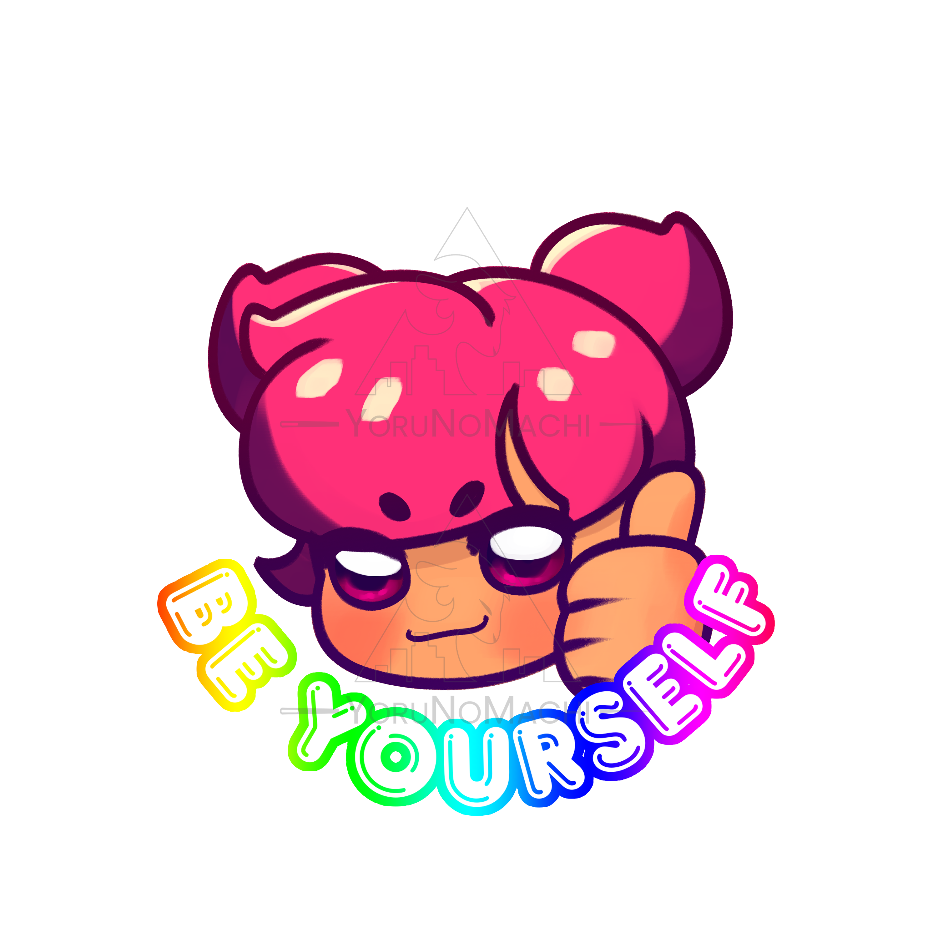 "Be Yourself" Lil Sui Sticker