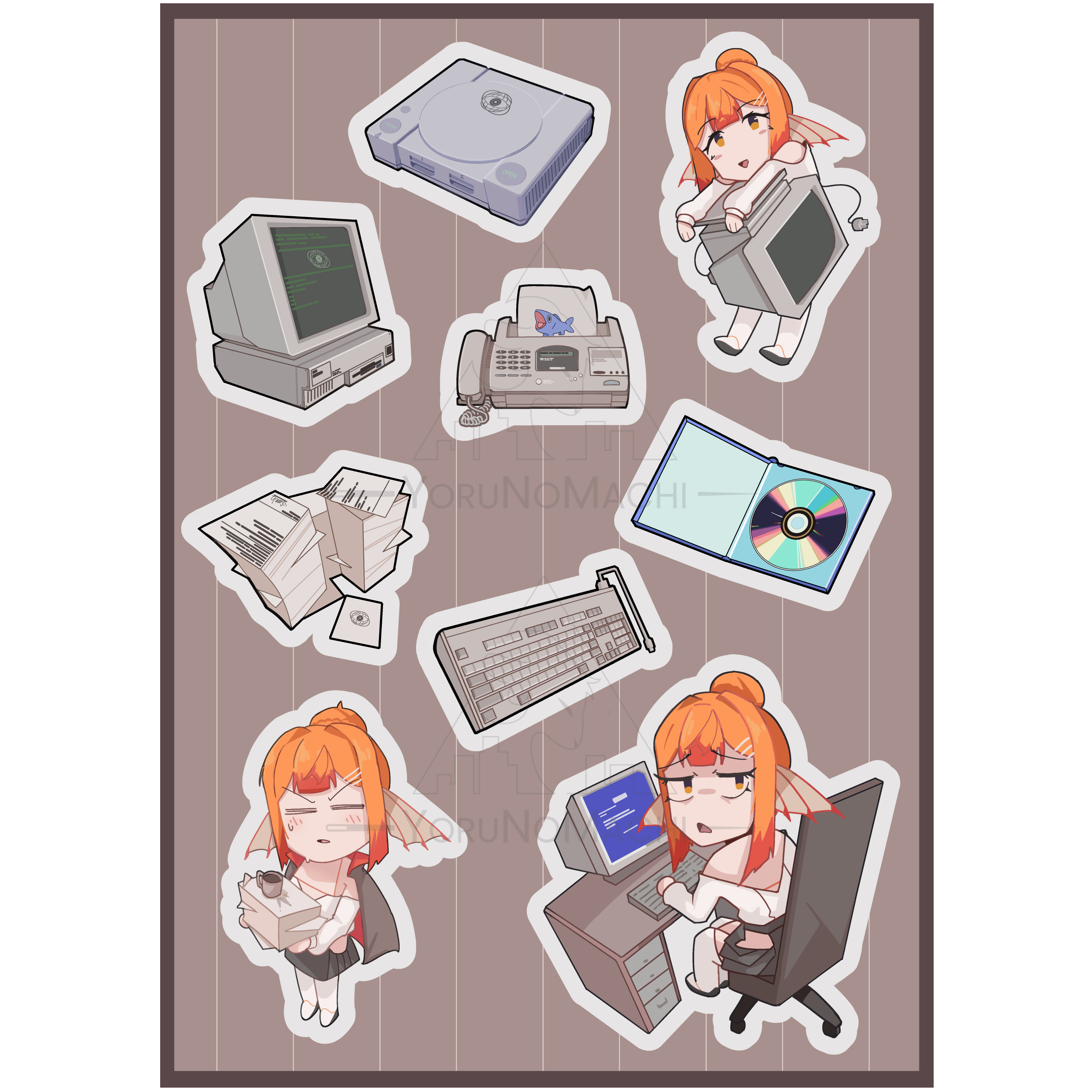 Lina Sticker Sheet