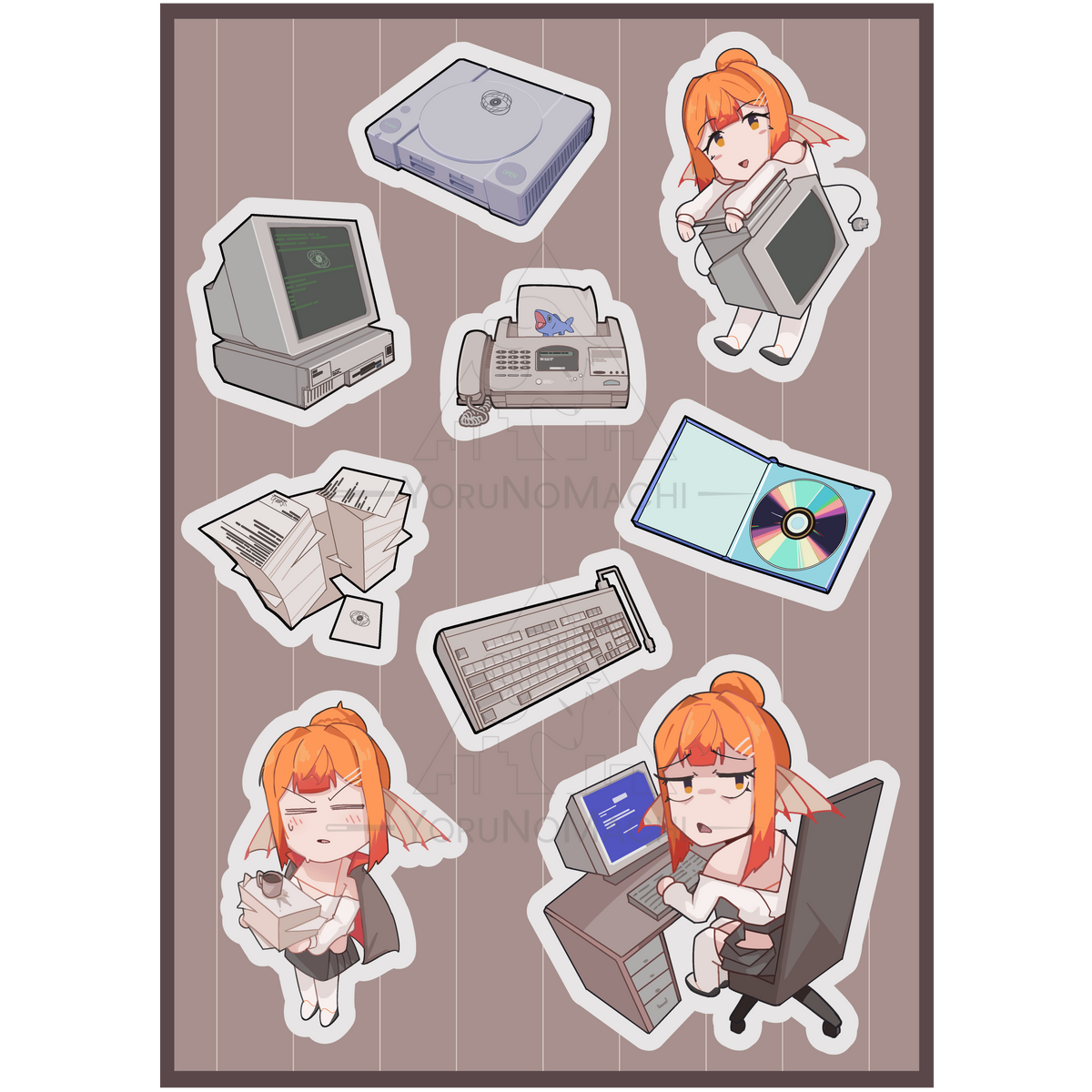 Lina Sticker Sheet