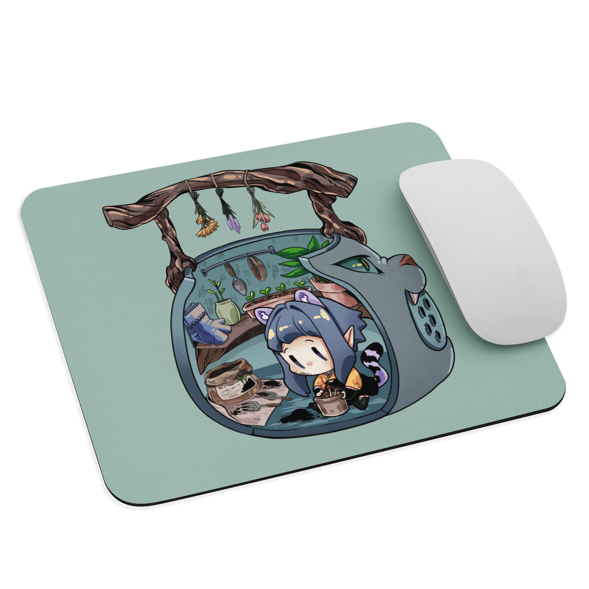Teapot Garden Mousepad