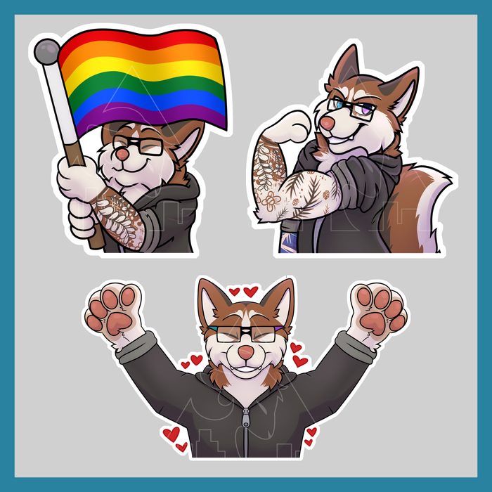 PapaMutt Sticker Pack