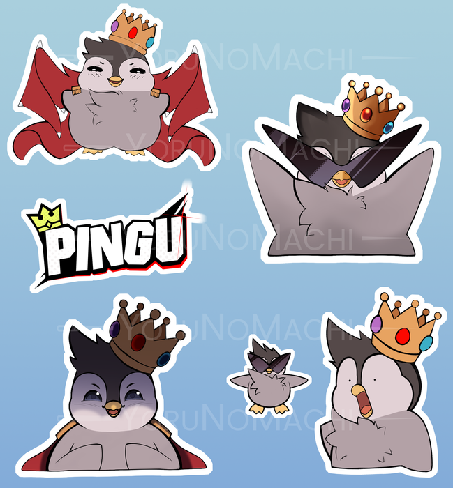 Pingu Sticker Sheet