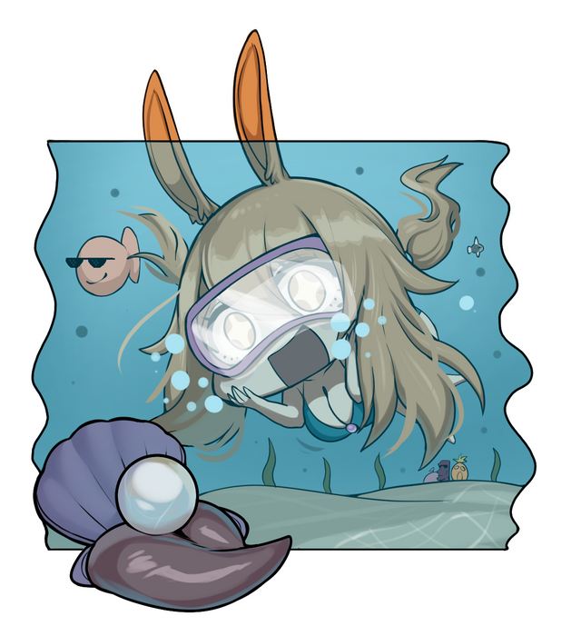 Roz-chan Pearly Discovery Sticker