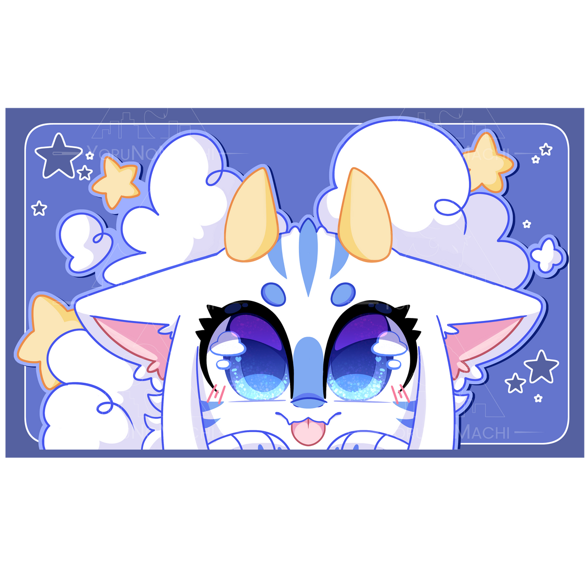 Ryker Peaker Sticker – Yorunomachi
