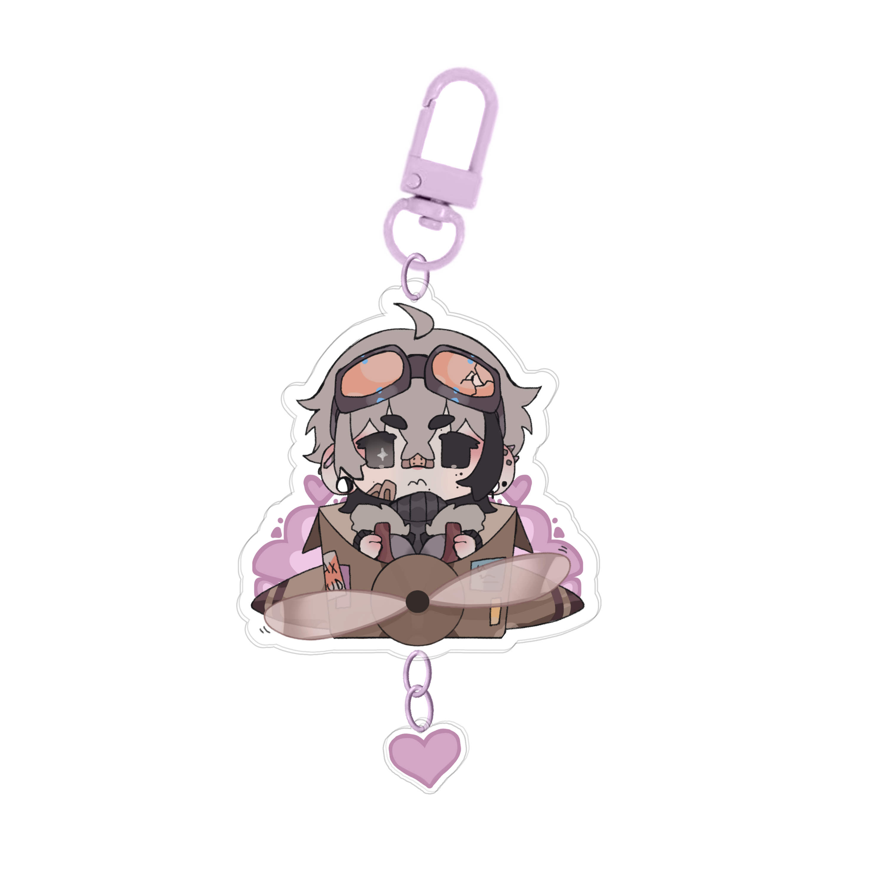 Teikki Plane Keychain