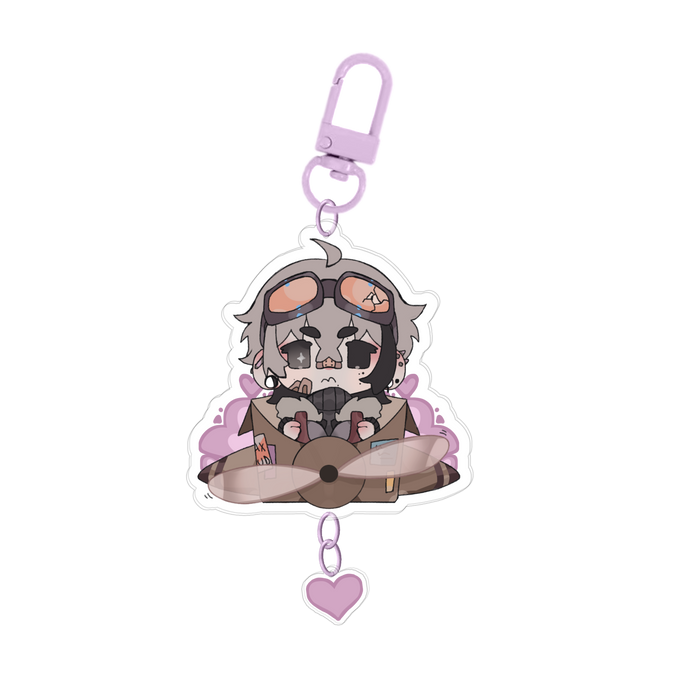 Teikki Plane Keychain