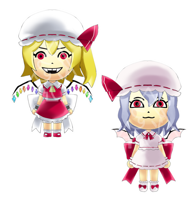 Touhou Stylized Stickers