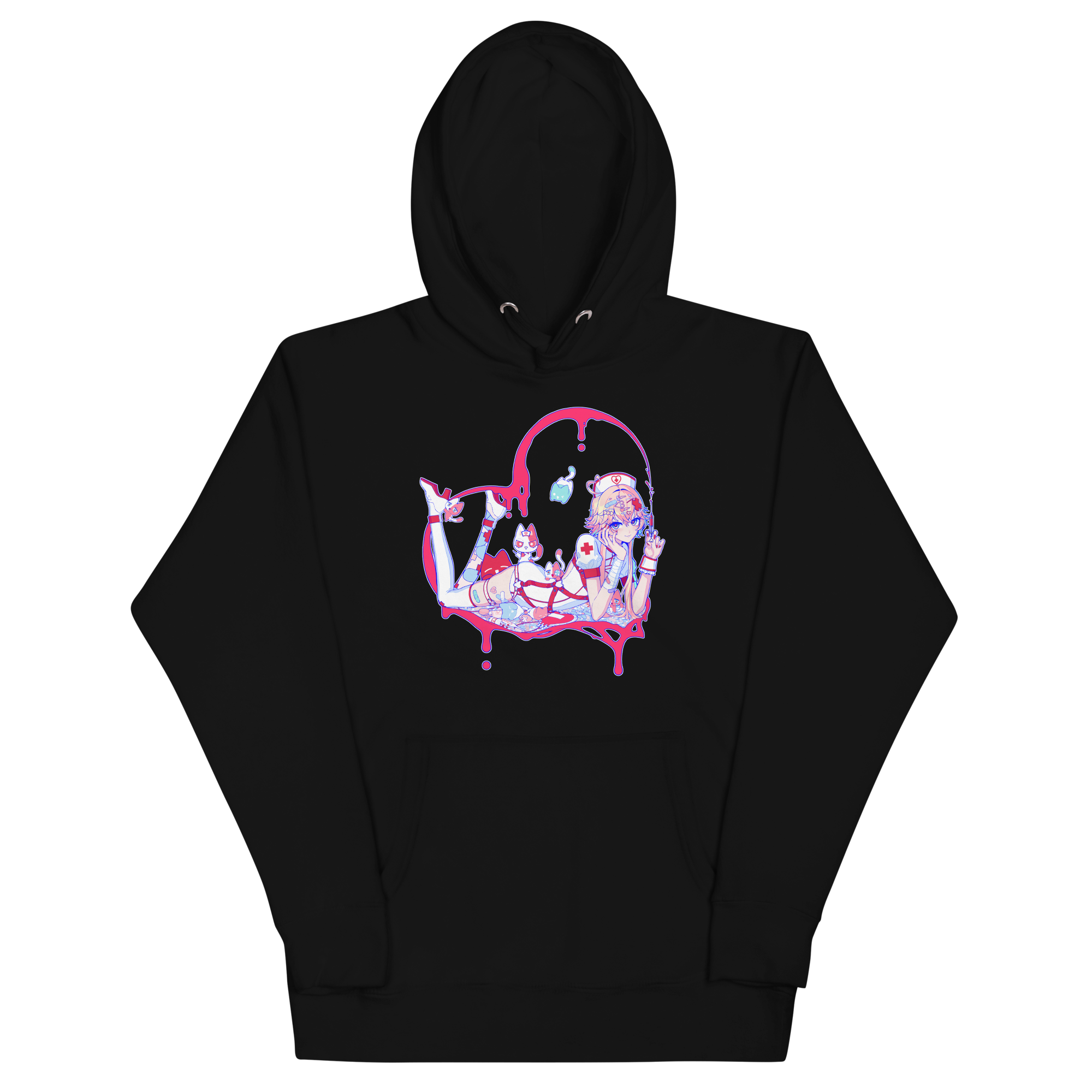 Yuko様　シャツ unisex-premium-hoodie-black-
