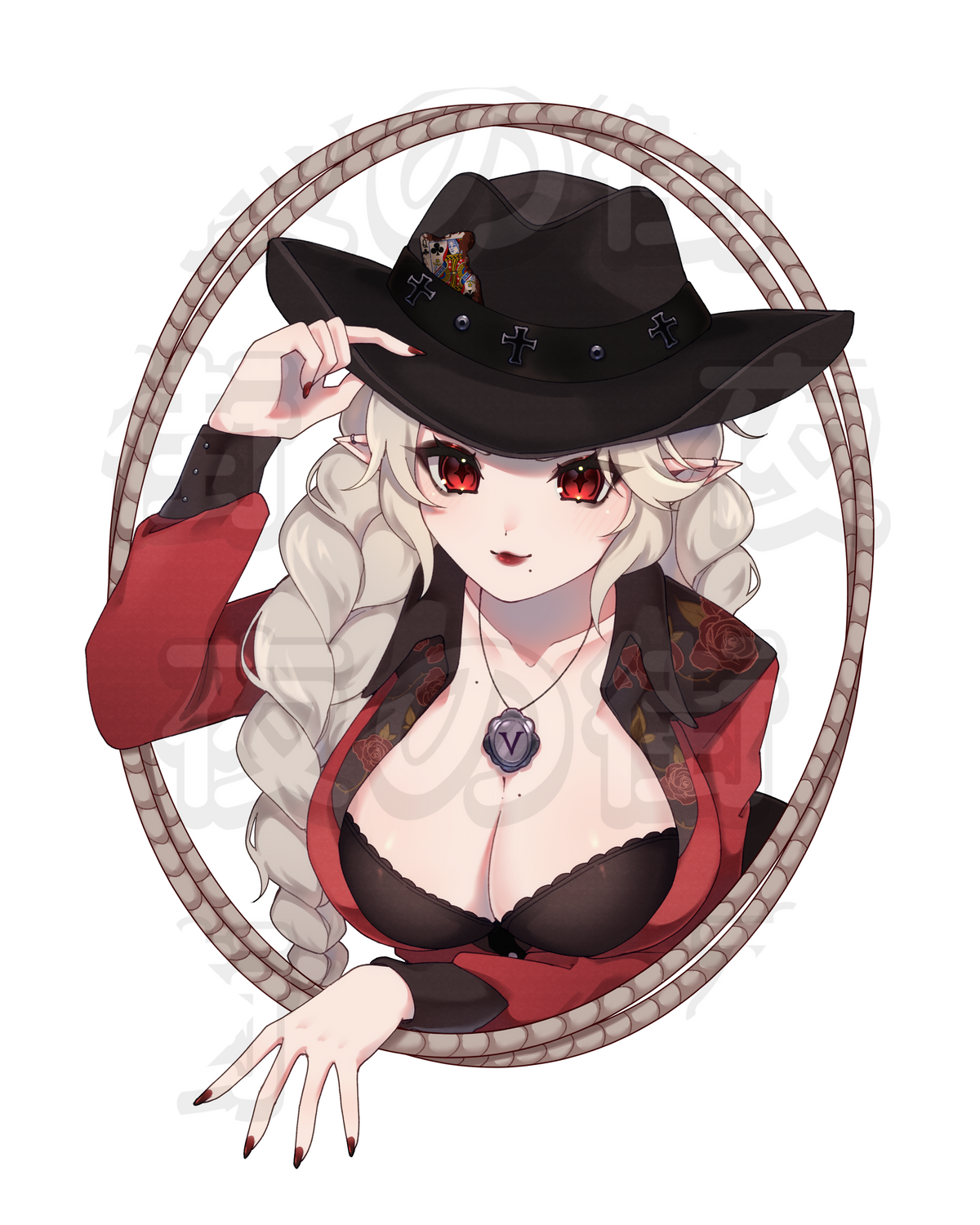 Valentine Lasso Sticker