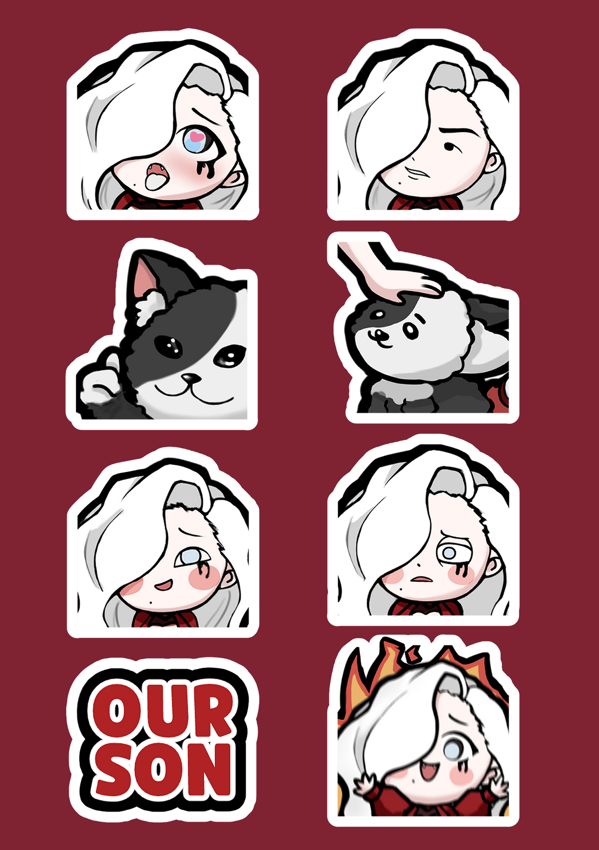 Vella Emote Stickers