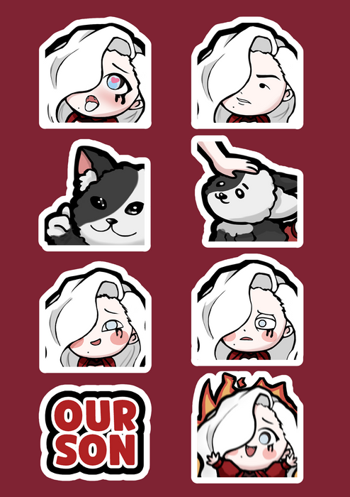 Vella Emote Stickers