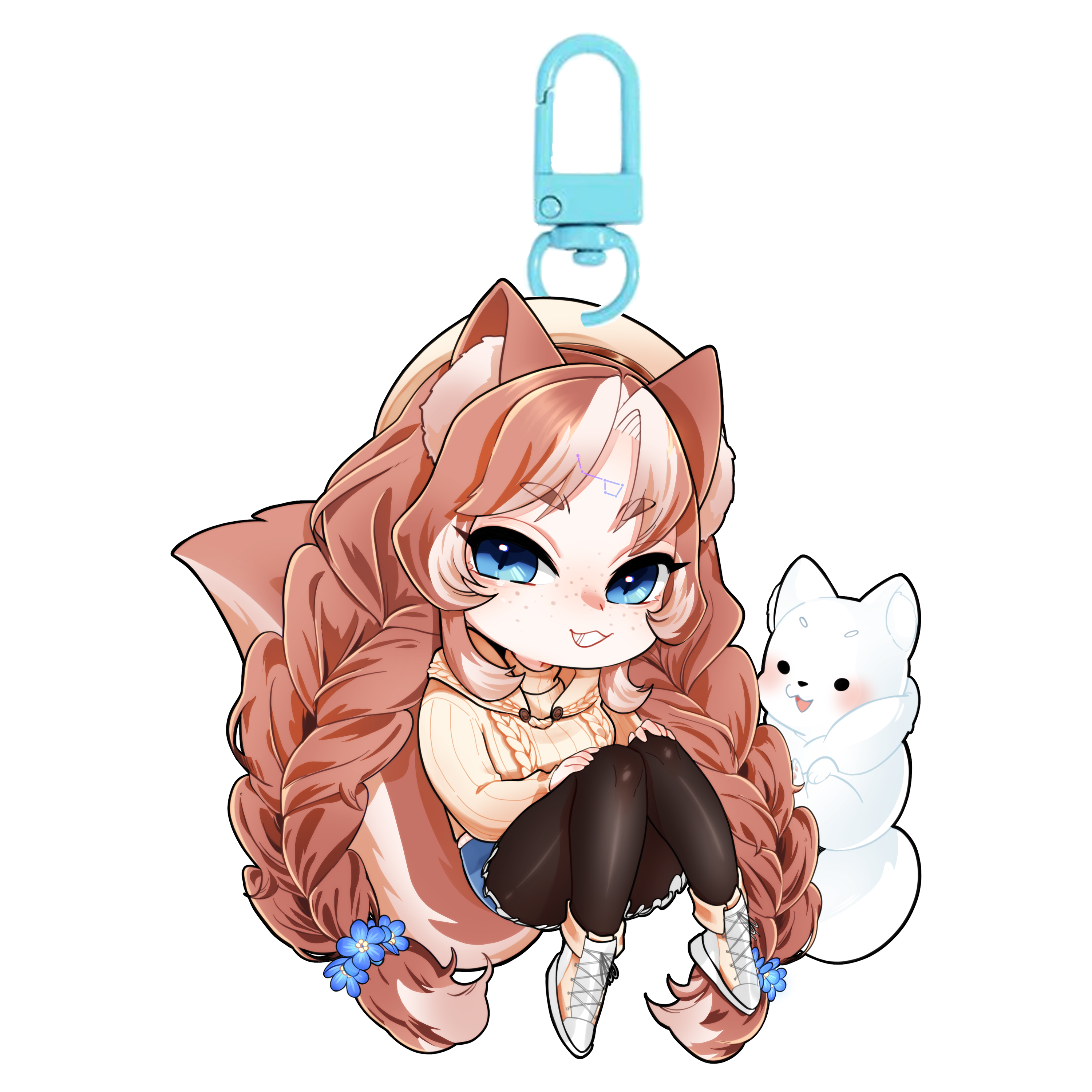 Classic Elena Keychain