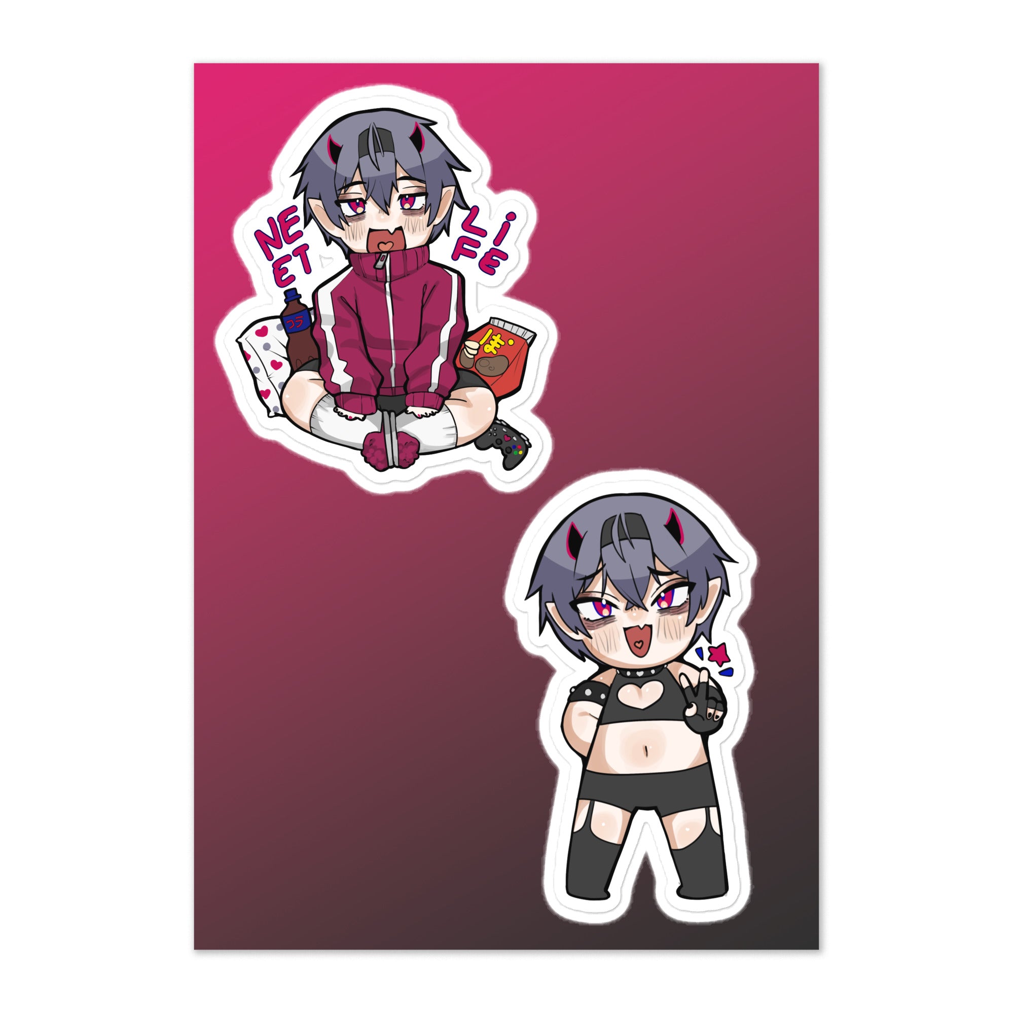 Chibi Bermuda Sticker Sheet