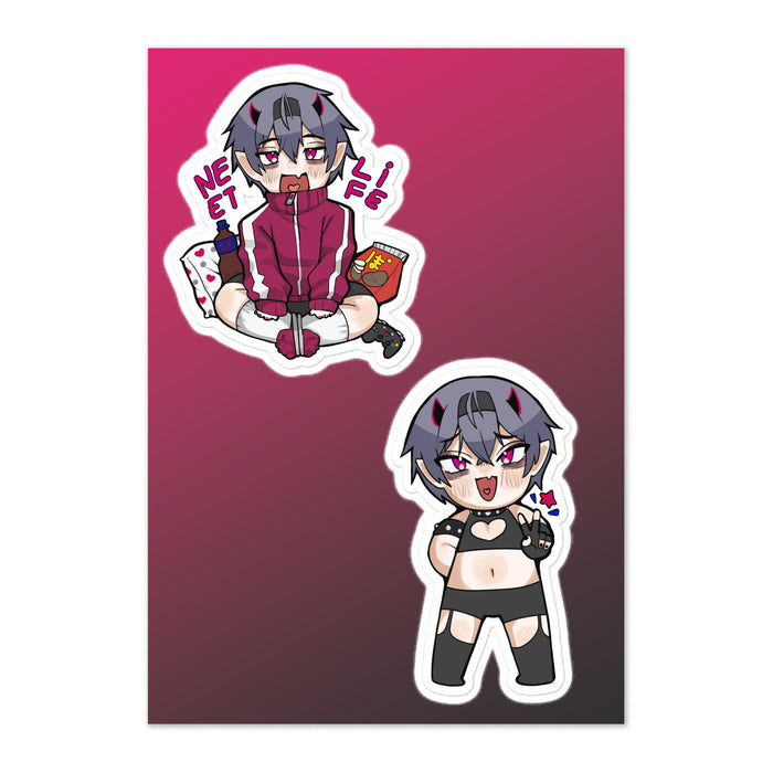 Chibi Bermuda Sticker Sheet