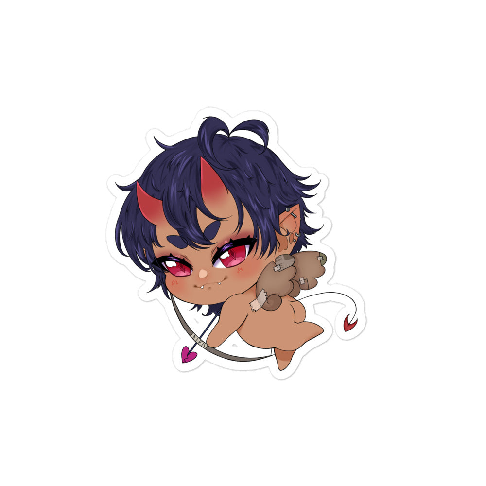 Cupid Demon Sticker