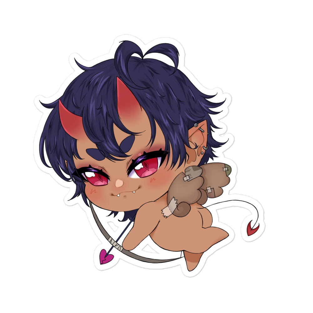 Cupid Demon Sticker