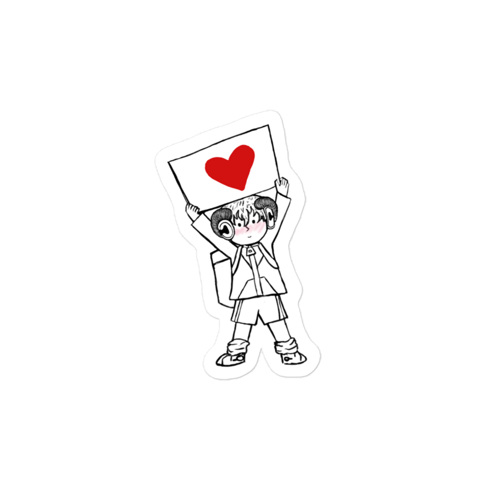 Aries Heart Sticker