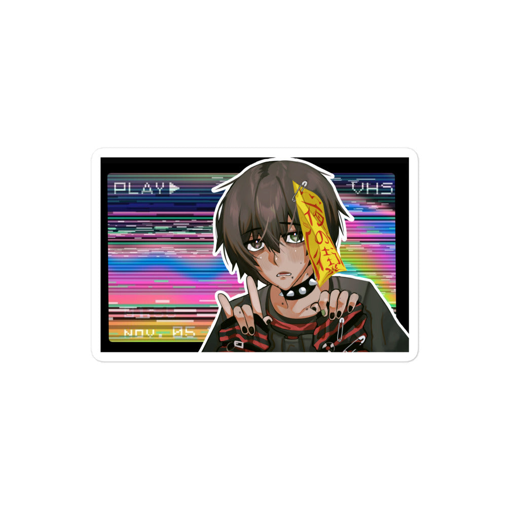 Jiangshi Boy Sticker