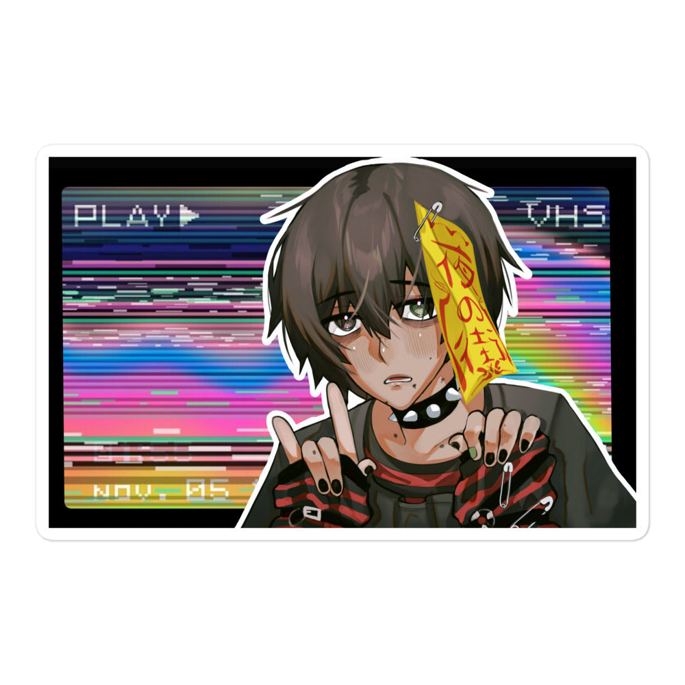 Jiangshi Boy Sticker